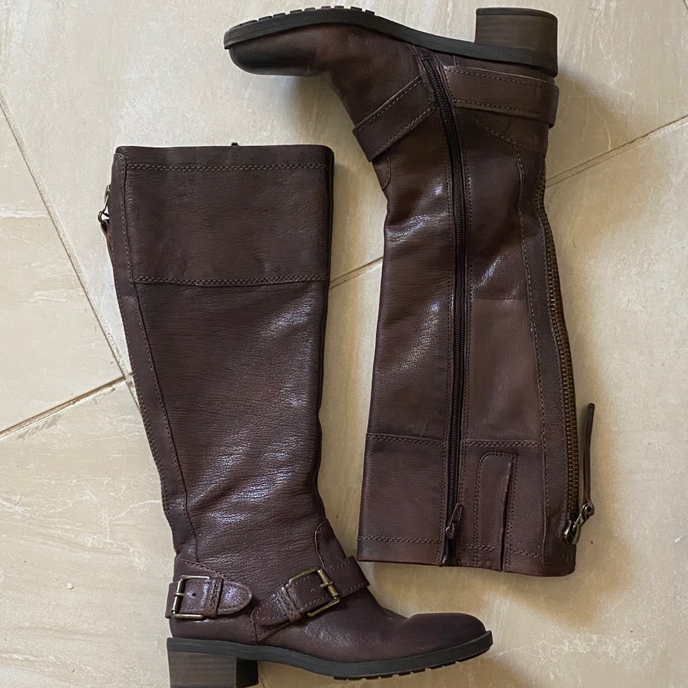 Naturalizer Brown Heeled Boots
